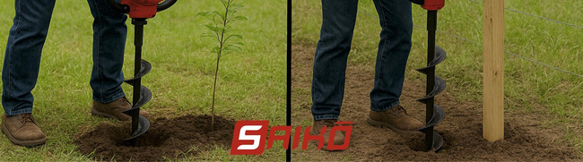 SAICO SW52 WIERTNICA GLEBOWA ŚWIDER SPALINOWY DO GLEBY GLEBOWY DO ZIEMI 2.4 KM + 3 WIERTŁA GRATIS