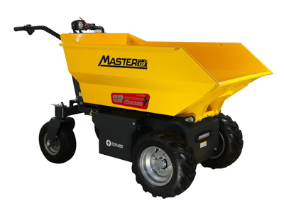 MasterCut AU-ED500 WOZIDŁO TRANSPORTER AKUMULATOROWY BUDOWLANY OGRODOWY TACZKA WYWROTKA ELEKTRYCZNA 48V, 32AH, 500KG