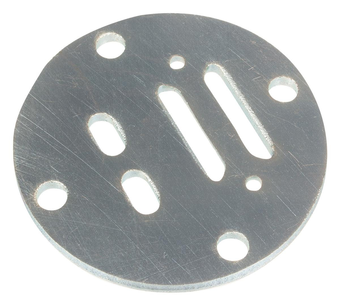 Płytka zaworu Cedrus CEDKM50-2T 570073 - widok z otworami montażowymi i szczelinami