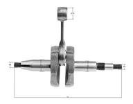 Stihl TS400 crankshaft 8R48-564