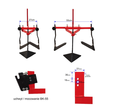 MASTERCUT 8001090 REGULATED PLEASER CULTIVATOR FOR MASTERCUT BK-55 HECHT 785, 790, 795, 790BS / Mastercut: BK-55-2BS, BK-55-2L / Hortmasz: HGS 155 B&S and HGS 155 L / LEADER HANDY SG200HL