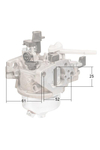 Loncin G270F LC177F carburetor ORIGINAL PART 170022240-0001