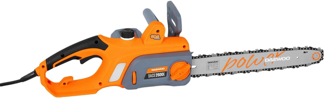 DAEWOO DACS 2600E PIŁA PILARKA PRZECINARKA ELEKTRYCZNA ŁAŃCUCHOWA DO DREWNA GAŁĘZI 40 cm / 2400 W - OFICJALNY DYSTRYBUTOR - AUTORYZOWANY DEALER DAEWOO