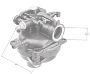 Karburátor B&S řady 450E ORIGINÁLNÍ DÍL 595656