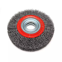 Wire wheel brush 200mm,reductions:25,22,20,16,12.7mm