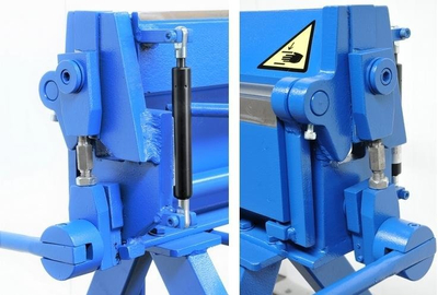 MAAD ZG-2500/0.7mm ZAGINARKA GIĘTARKA KRAWĘDZIARKA DEKARSKA DO BLACHY Z CIĘCIEM MAAD ZG-2500/0.7 mm