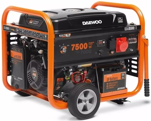 DAEWOO GDA 8500E-3 GENERATE GENERATOR WITH STARTER 1x16A 230V, 1x16A 380V AVR POWER 7.5kW - OFFICIAL DISTRIBUTOR - AUTHORIZED DAEWOO DEALER