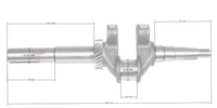 Zongshen Xp200A 6.5Hp 22.2Mm 70Mm crankshaft 100003840