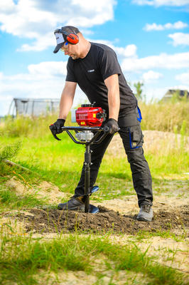 CEDRUS SW03 WIERTNICA GLEBOWA SPALINOWA ŚWIDER GLEBOWY DO ZIEMI Z AMORTYZATOREM + WIERTŁO 200mm GRATIS - OFICJALNY DYSTRYBUTOR - AUTORYZOWANY DEALER CEDRUS