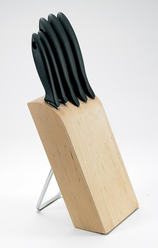 Zestaw 5 noży w bloku Fiskars 1023782 – komplet kuchenny w stojaku