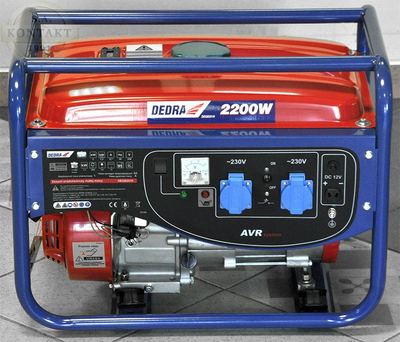 DEDRA DEGB2510 GENERÁTOR GENERÁTOR S AVR DEDRA DEGB2510 POWER 2.2kW 2200W EWIMAX OFICIÁLNÍ DISTRIBUTOR - AUTORIZOVANÝ PRODEJCE DEDRA 