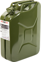REXXON 20L KOVOVÝ KANYSTR BLASZYNY TANK KANYSTR NA BENZÍN KANYSTR NA KAPALINY KANYSTR Z OCELOVÉHO PLECHU S HOMOLOGACÍ