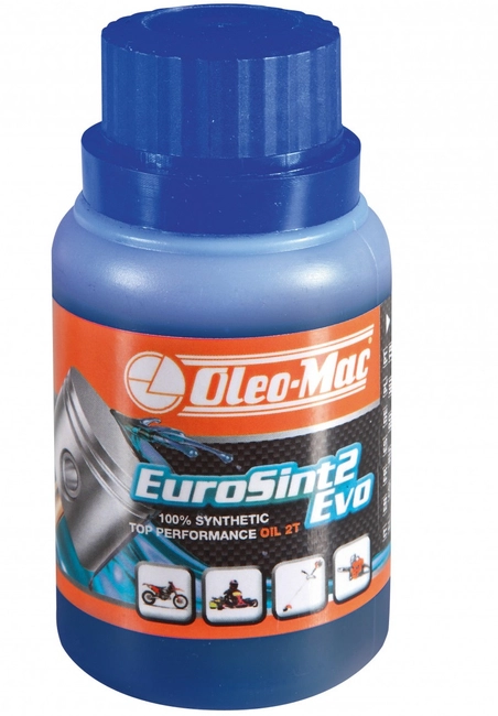 2-taktní MIX 2T OLEO-MAC EUROSINT 2 EVO 0,1L 100ML 2-SUW PRO MOTOROVÉ PALIVO STIHL MOTOROVÝ OLEJ pro 2-taktní motory pro motorové pily, foukače, vyžínače, nůžky, postřikovače atd.pro dvoutaktní motory 