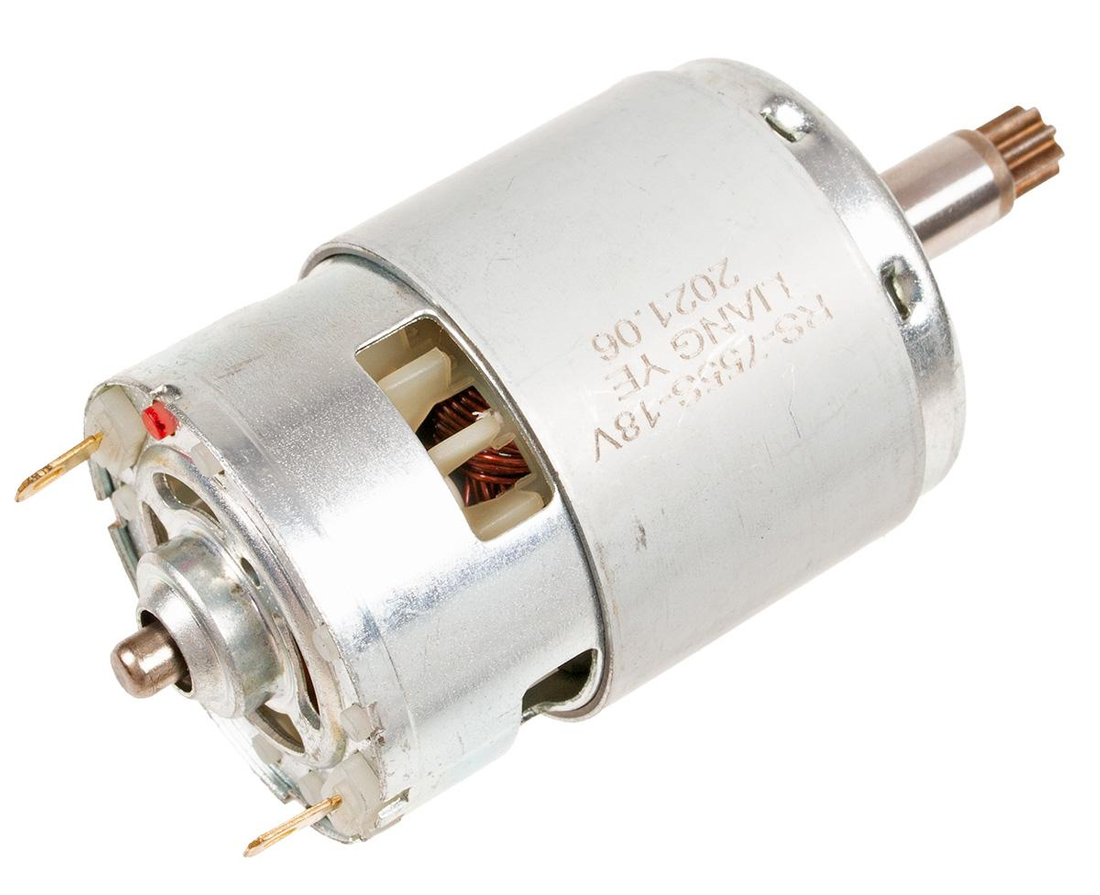 Silnik elektryczny uchwytu Cedrus RH1.1Li 580388 – widok z przekładnią