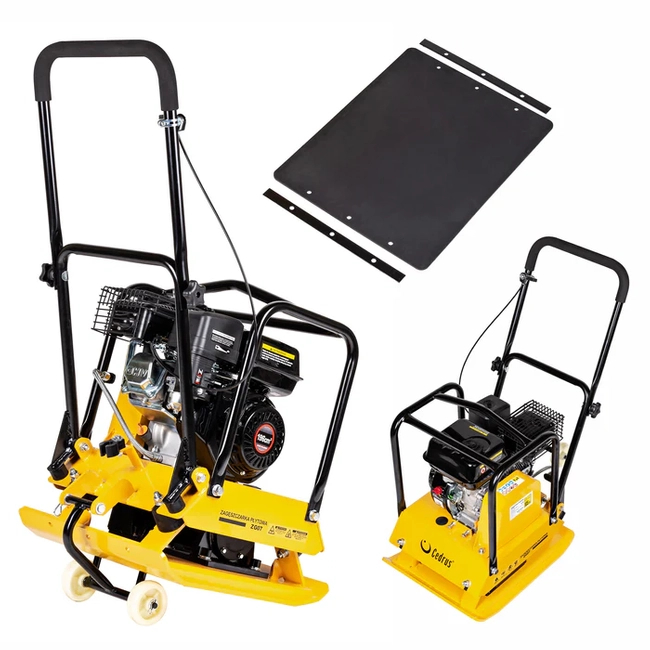 KOMPAKTOR CEDRUS ZG07 SPRINAL GRADES 96 KG / 6,5 HP + TRANSPORTNÍ KOLA + SILIKONOVÝ MATERIÁL - Ploché hrany - EWIMAX - OFICIÁLNÍ DISTRIBUTOR - AUTORIZOVANÝ PRODEJCE CEDRUS