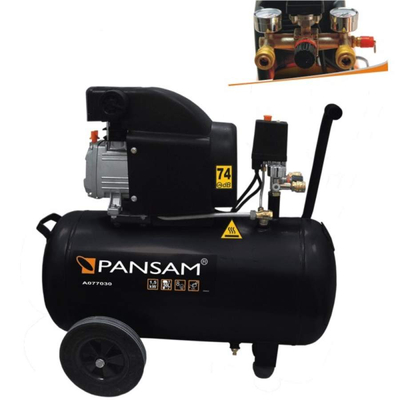 PANSAM A077030 Hnací olejový kompresor 1500W 8bar 50L EWIMAX - OFICIÁLNÍ DISTRIBUTOR - AUTORIZOVANÝ PRODEJCE PANSAM