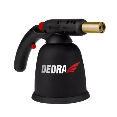 DEDRA 31A010 Lampa lutownicza gazowa piezo, palnik/lutownica gazowa 2,8kW 1200°C 190g
