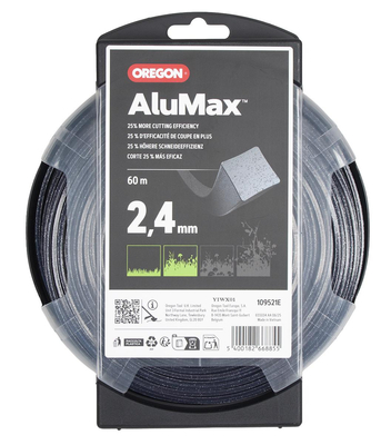 Żyłka tnąca 2.4 mm x 60 m OREGON AluMax/Nylium 109521E