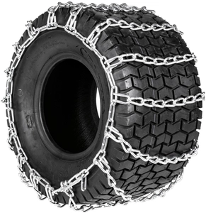Snow chains on 18" wheels for a tractor 18x8.5 mower snow chain CEDRUS ACC0203 SET OF 2 Pcs. - OFFICIAL DISTRIBUTOR - AUTHORIZED CEDRUS DEALER