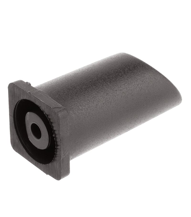 Przycisk CEDRUS 480585 do zamiatarki ZM05 – widok od spodu i gniazdo montażowe