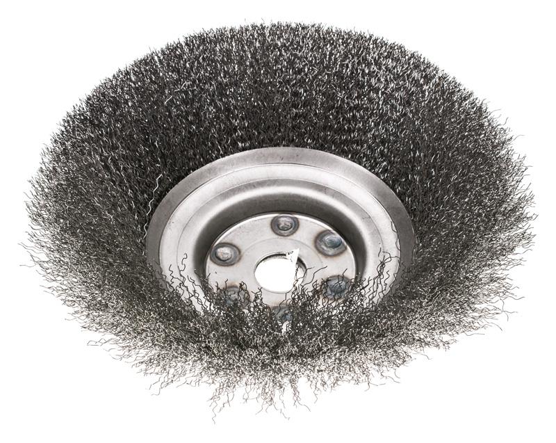 Szczotka do czyszczenia kostki brukowej ACC0185 – widok od spodu, gęsty drut stalowy 0,30 mm