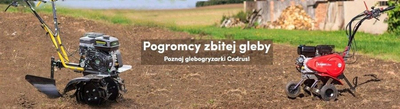 Glebogryzarka spalinowa Cedrus GL08 2,5KM szerokość 42cm