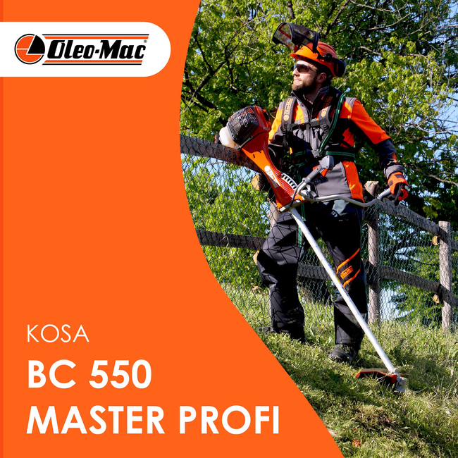 OLEO MAC BC 550 MASTER PROFI PETROL GRASS CUTTER PROFESSIONAL TRIMMING TRIMMER POWER 3.7 KM PREMIUM 61409001E2A EWIMAX-OFFICIAL DISTRIBUTOR - AUTHORIZED OLEO-MAC DEALER