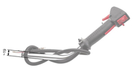 NAC gas handle with cable and pipe kpl.19mm NZ186