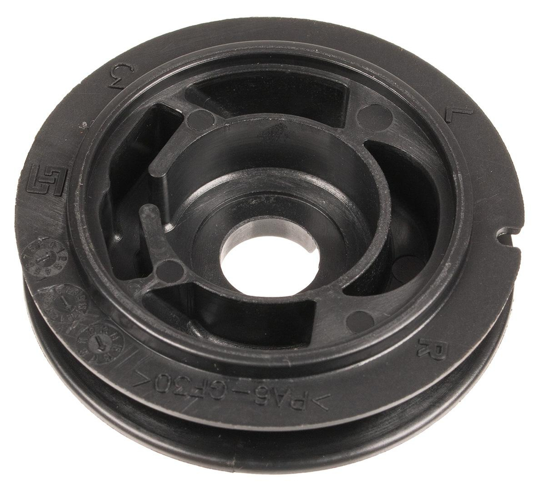 Kółko rozrusznika duże CEDRUSKW27 423291 – widok wewnętrzny z prowadnicami linki