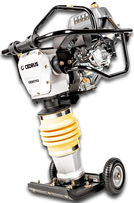 CEDRUS ST02 LANDSCAPE VIBRATORY CONCRETER PADDING TASER 78kG + TRANSPORTNÍ KOLA ZDARMA - OFICIÁLNÍ DISTRIBUTOR - AUTORIZOVANÝ PRODEJCE CEDRUS