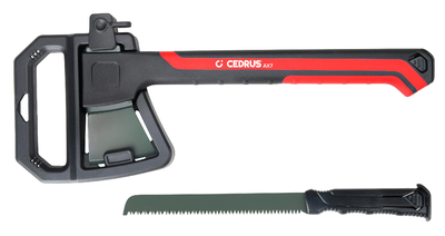 Siekiera ciesielska z piłą w zestawie Cedrus AX7+ C-TOOLS-AX7+