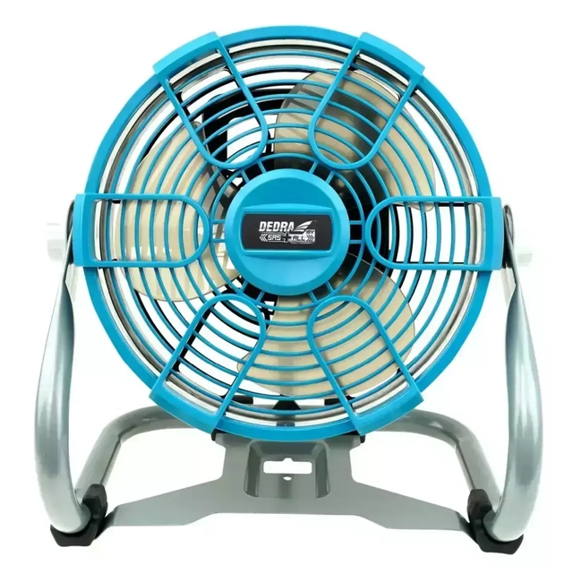 CORDLESS FAN 18V DEDRA DED7074 230MM / 9", 2 GEARS, BLOWING DIRECTION ADJUSTMENT, SUSPENSION OPTION