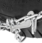 Snow chains on 18" wheels for a tractor 18x8.5 mower snow chain CEDRUS ACC0203 SET OF 2 Pcs. - OFFICIAL DISTRIBUTOR - AUTHORIZED CEDRUS DEALER