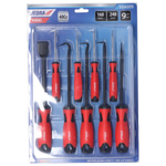 Hooks with handle 9 pcs. 40Cr set