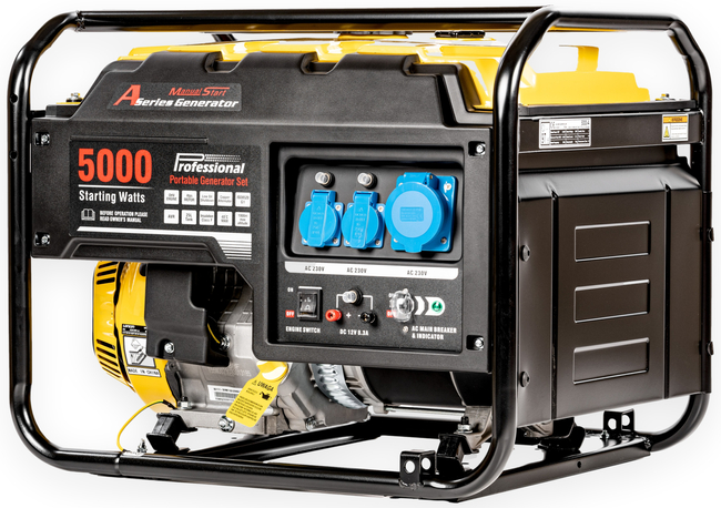 LONCIN LC5000-AS POWERFUL GENERATOR 3x230V AVR 5kW - EWIMAX OFICIÁLNÍ DISTRIBUTOR - AUTORIZOVANÝ PRODEJCE LONCIN
