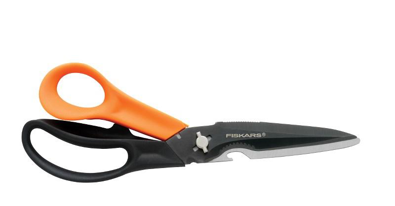 Fiskars Cuts+More 23 cm 24122 – nożyczki wielofunkcyjne domowe dla praworęcznych