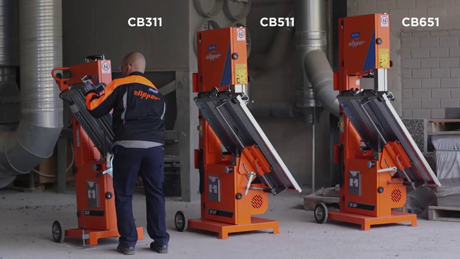 NORTON CLIPPER CB311 PIŁA PILARKA PRZECINARKA TAŚMOWA MURARSKA STOŁOWA STOLIKOWA DO PUSTAKÓW BLOCZKÓW BUDOWLANA 1.5KW 230V - OFICJALNY DYSTRYBUTOR - AUTORYZOWANY DEALER NORTON CLIPPER