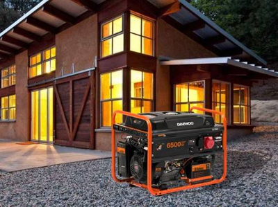 DAEWOO GDA 7500 DFE AGREGAT GENERATOR PRĄDOTWÓRCZY LPG / BENZYNA 1x16A, 1x32A MOC 6,5kW  - OFICJALNY DYSTRYBUTOR - AUTORYZOWANY DEALER DAEWOO