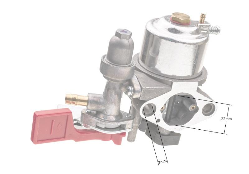 Gaźnik Briggs & Stratton 595318 - kołnierz montażowy i gardziel