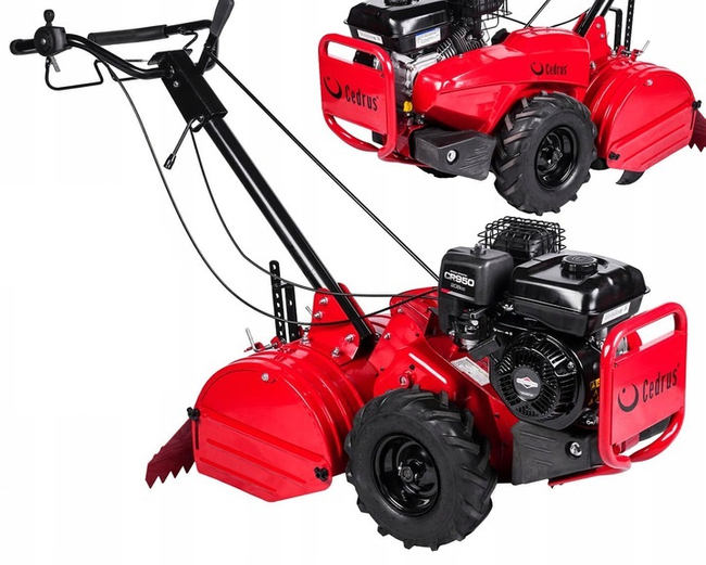 CEDRUS GL03 PRO-B&S GLEBOGRYZARKA SPALINOWA Z NAPĘDEM OGRODOWA PRZECIWBIEŻNA KULTYWATOR 6.5KM / 45cm SILNIK B&S Briggs&Stratton GL03 - EWIMAX - OFICJALNY DYSTRYBUTOR - AUTORYZOWANY DEALER CEDRUS