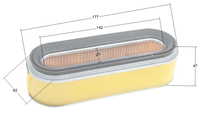 Honda GXV160 8R09-22 air filter