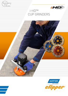 NORTON CLIPPER CG125 CONCRETE FLOOR SANDER 125mm 1.8kW - OFFICIAL DISTRIBUTOR - AUTHORIZED DEALER NORTON CLIPPER