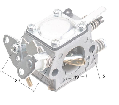 Husqvarna 137;142 carburetor /saws/ 080009
