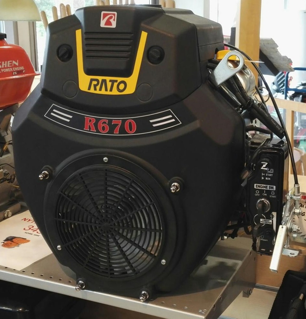 RATO R670 PETROLOVÝ MOTOR 22 hp Hřídel 25,4 mm MOTOR - EWIMAX - OFICIÁLNÍ DISTRIBUTOR - AUTORIZOVANÝ PRODEJCE RATO
