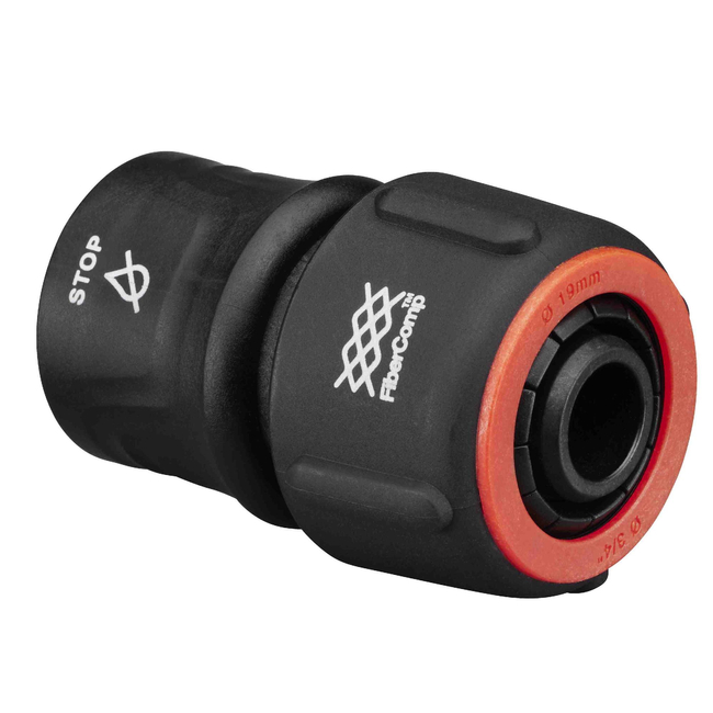 Quick coupling with alloy, 19 mm (3/4"); FiberComp™