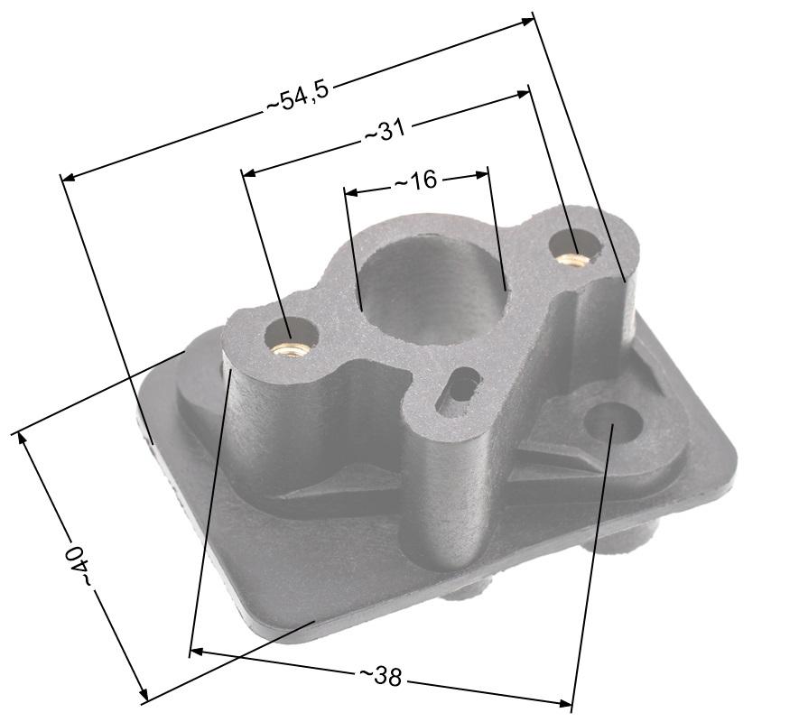 Łącznik gaźnika NAC CG430 wykaszarki marketowe NZ72