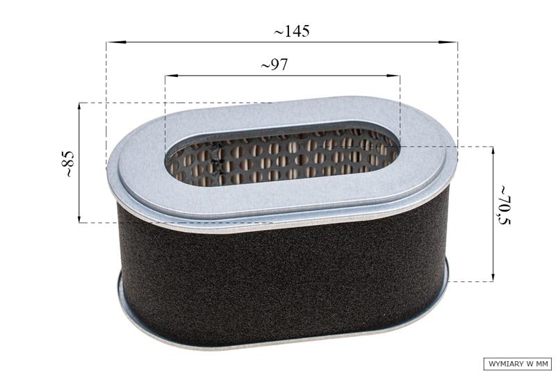 Filtr powietrza Robin EX27 9HP 8R04-45 zdjęcie 4