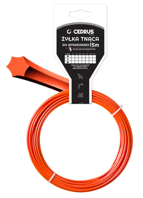Cutting line 2.7/15m k star orange IN005296Y
