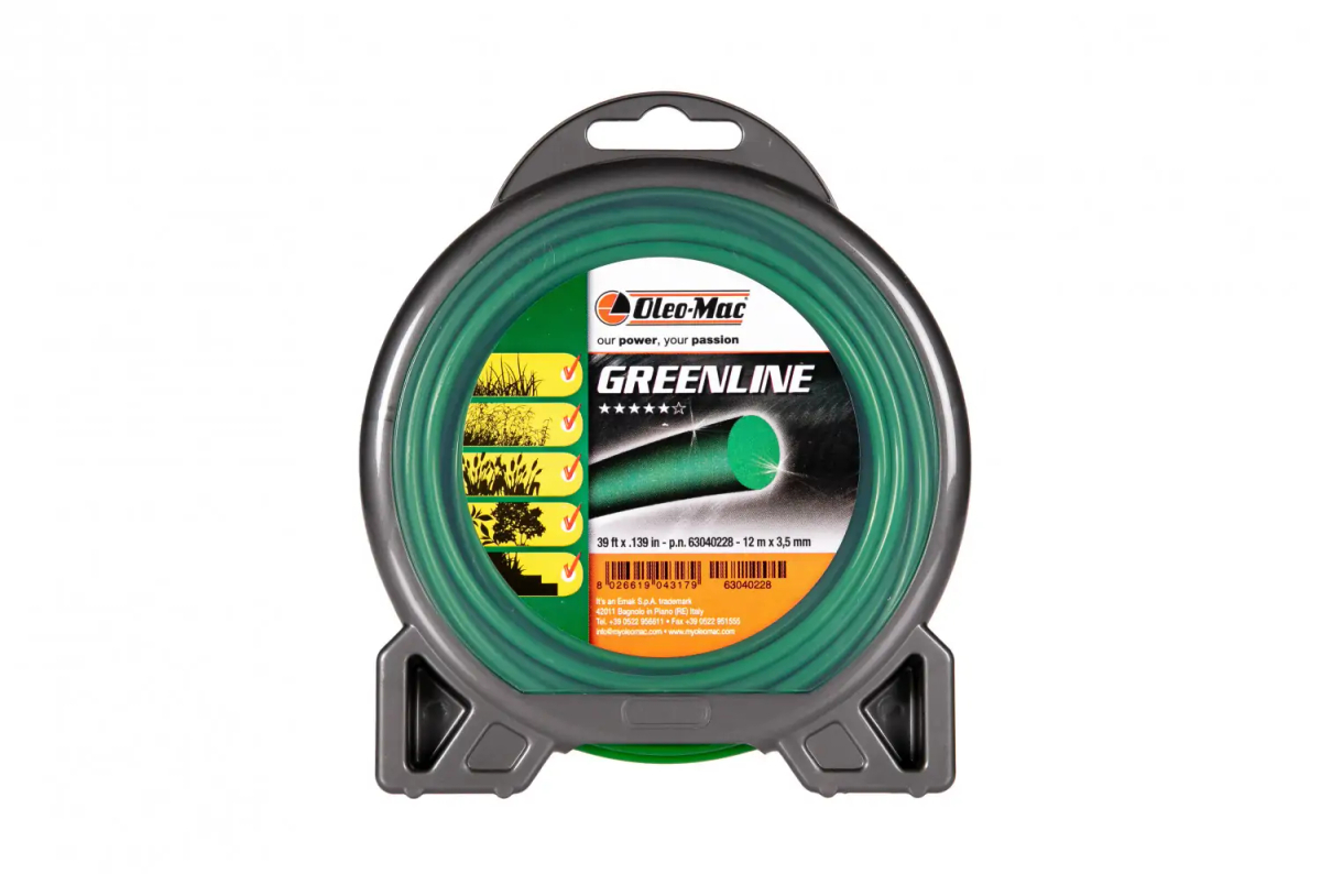 ŻYŁKA TNĄCA OLEO-MAC 3,5/12M PROFIL OKRĄGŁY, BLISTER 63040228A