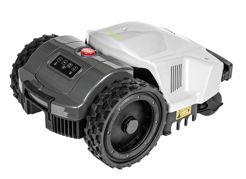 Robot koszący Wiper TREKKER PREMIUM – widok napędu i kół